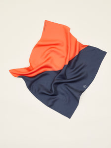 Les Belles Heures x Monocle 100% hand rolled cashmere, modal and silk scarf