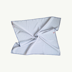 Issimo x Les Belles Heures Il Pellicano, 10h22 100% hand rolled cotton and silk scarf